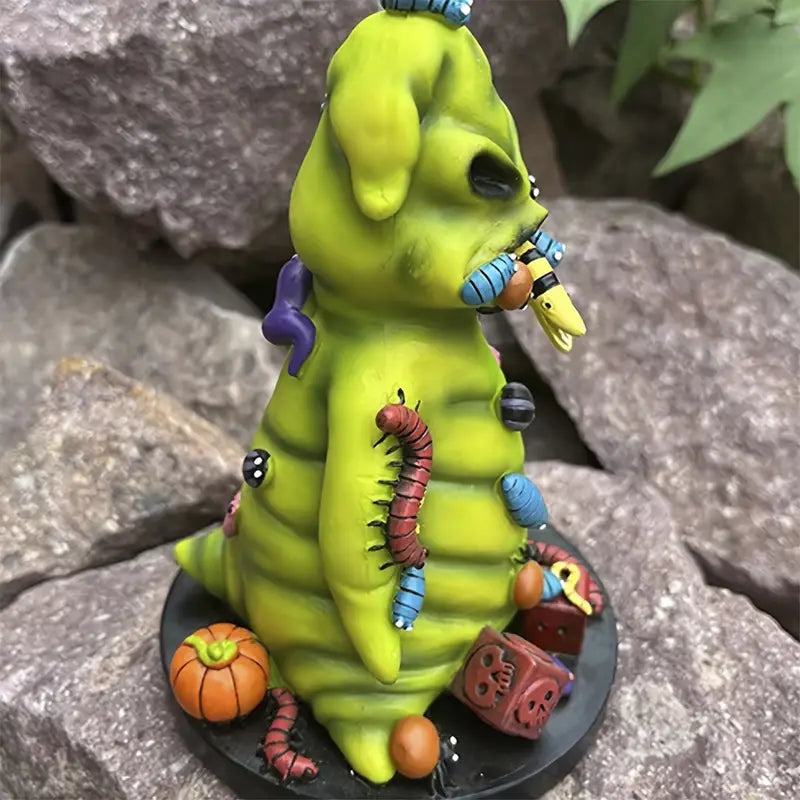 Halloween Witch Wizard Ghost Figurine – Spooky Table & Home Décor