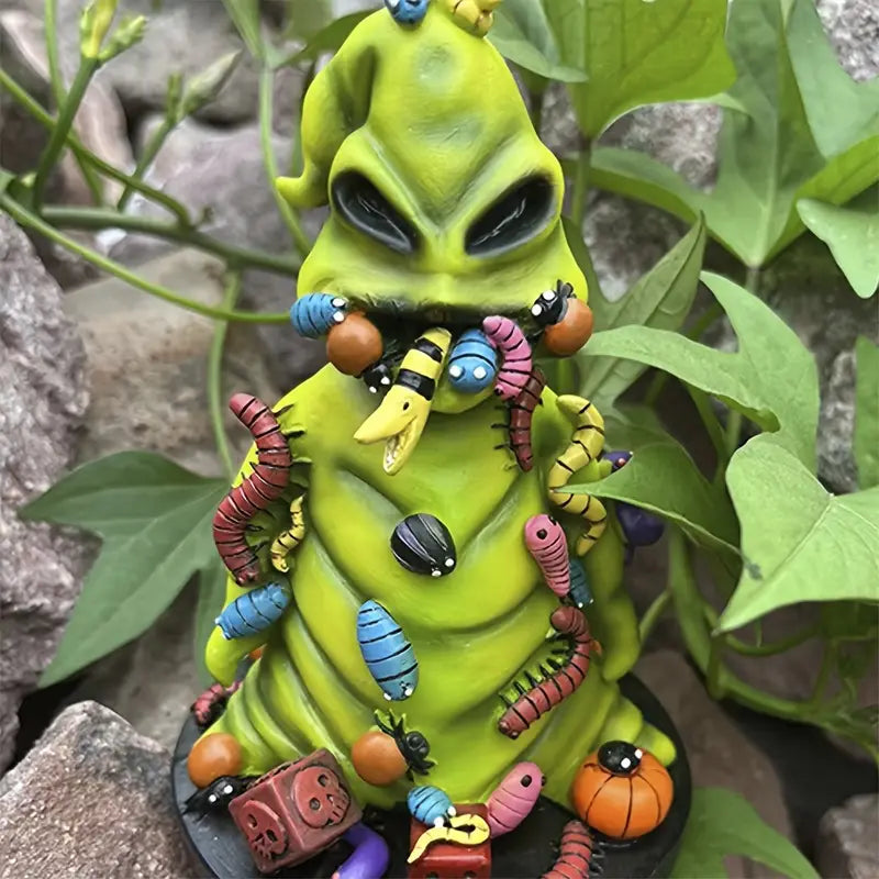 Halloween Witch Wizard Ghost Figurine – Spooky Table & Home Décor