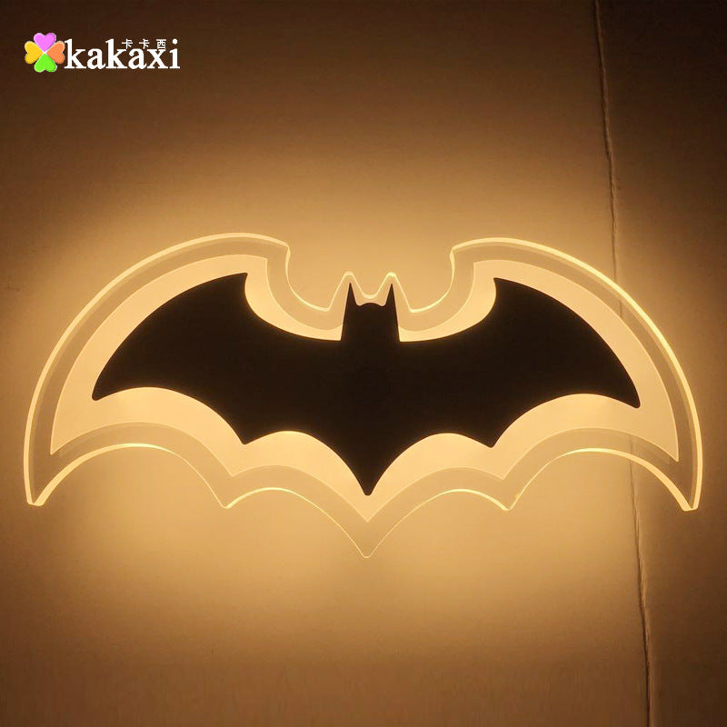 LED Bat Wall Light – Halloween Spooky Room Décor