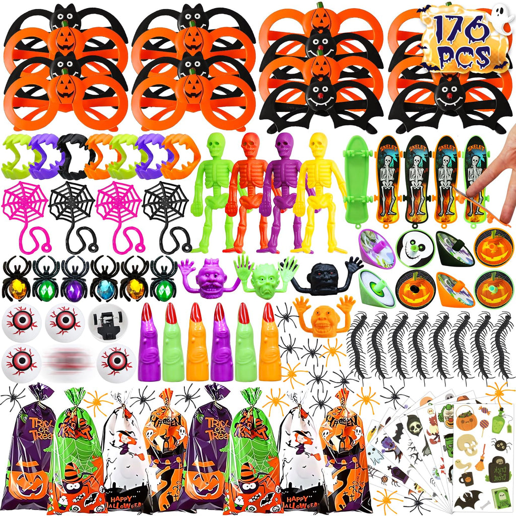 176-Piece Halloween Party Favor Set for Kids – Trick-or-Treat Party Pack
